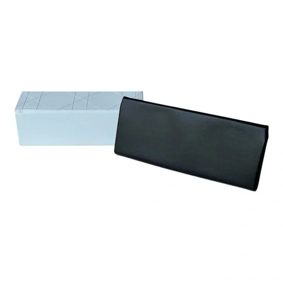 Christian Dior lot of two eyewear cases w/ magnetic fold over closures Dior logo